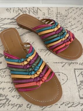 Multi-color Strap Sandals